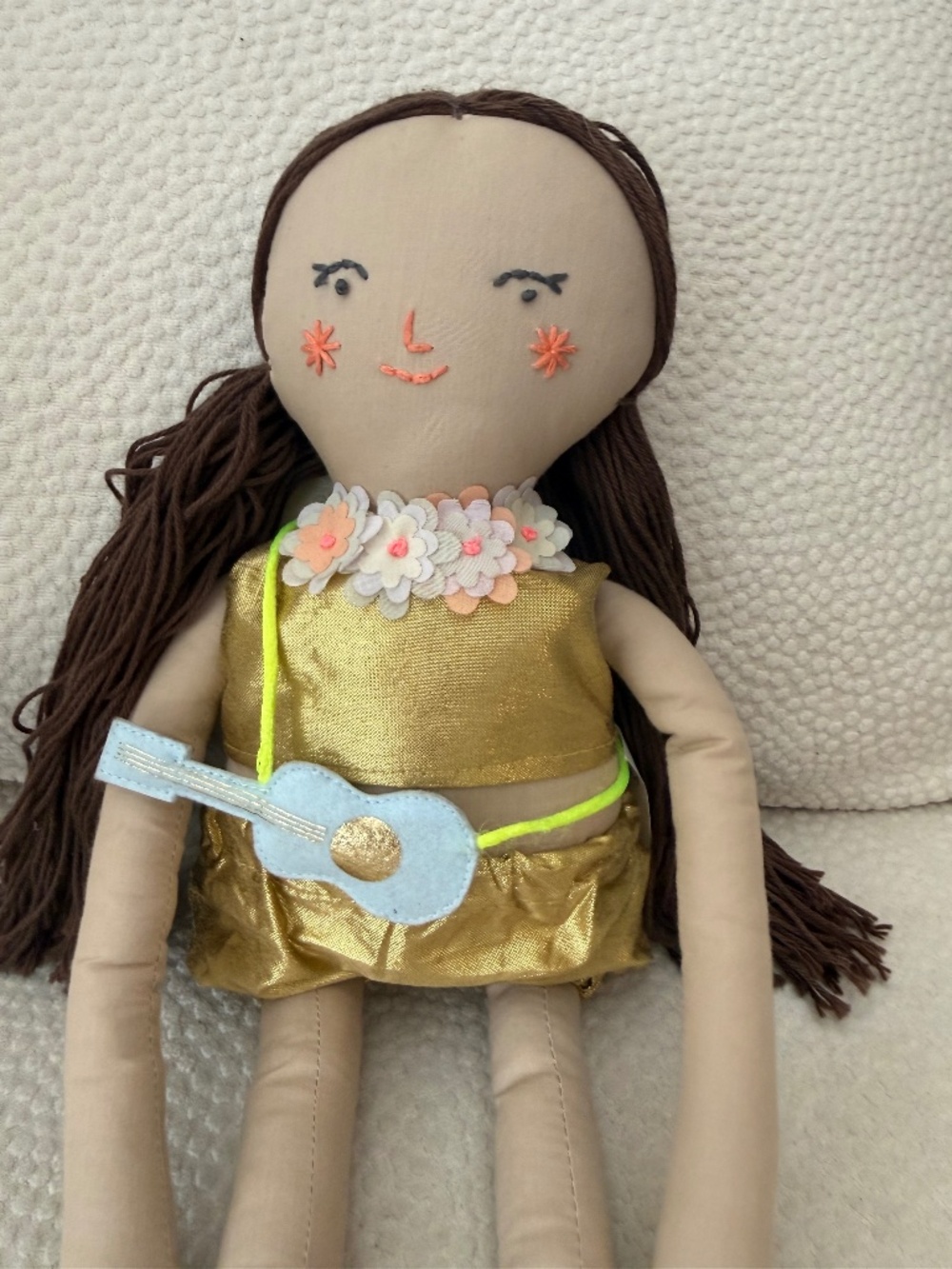 Meri Meri Tallulah Hula Cloth Doll with Ukulele Nordstrom Tag